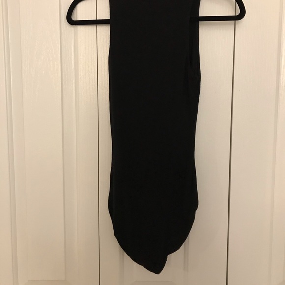 H&M black mock-turtleneck sleeveless bodysuit, EUC - Picture 7 of 7